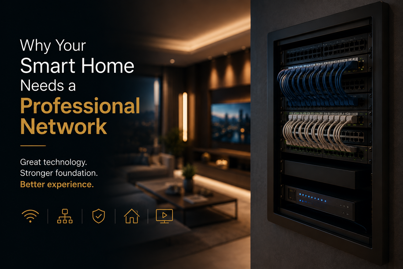 Why Your Smart Home Needs a Professional Network